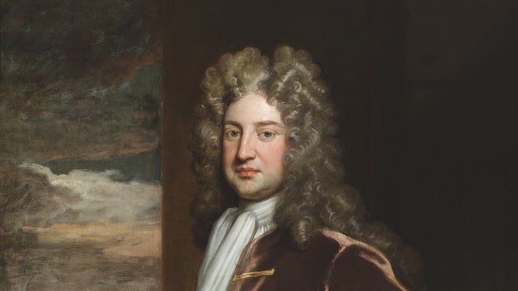 Oil painting on canvas, Admiral George Delaval (1660–1723) by Sir Godfrey Kneller (Lübeck 1646/9 - London 1723)